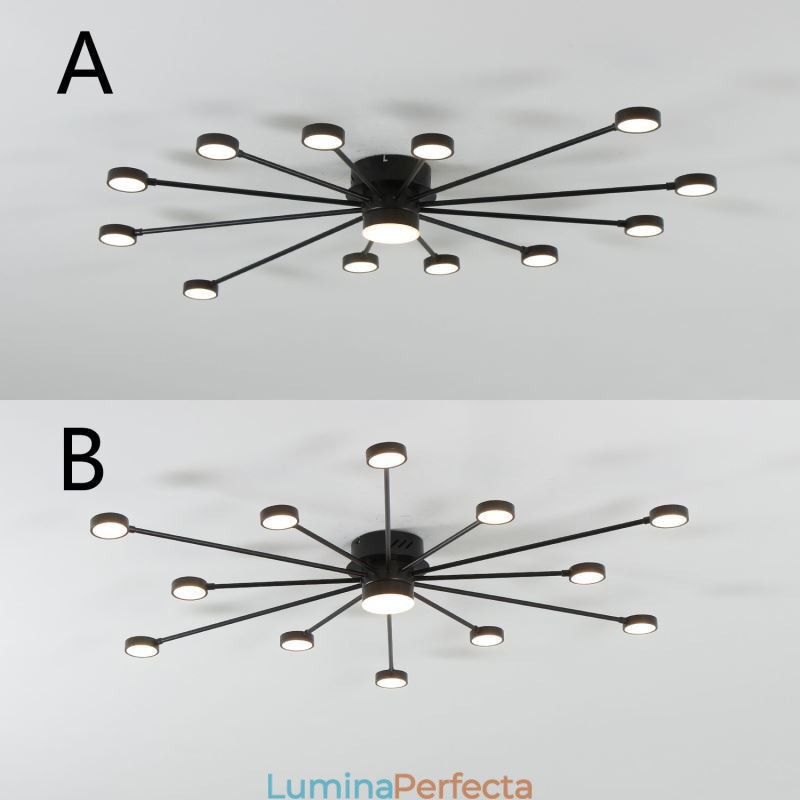 Plafoniera modernă minimalistă cu montaj încastrat Abajur acrilic