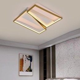 Plafoniera cu trapez în mozaic minimalist cu montare încastrabilă