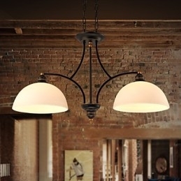 Plafoniere retro minimaliste Lampă de plafon din sticlă în stil european