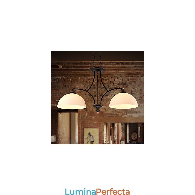 Plafoniere retro minimaliste Lampă de plafon din sticlă în stil european