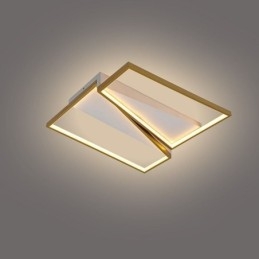 Plafoniera cu trapez în mozaic minimalist cu montare încastrabilă