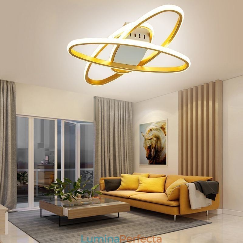 Plafoniera minimalistă Surround Planet cu montare încasată