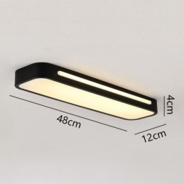 Plafoniera modernă din acrilic cu montaj înroscat