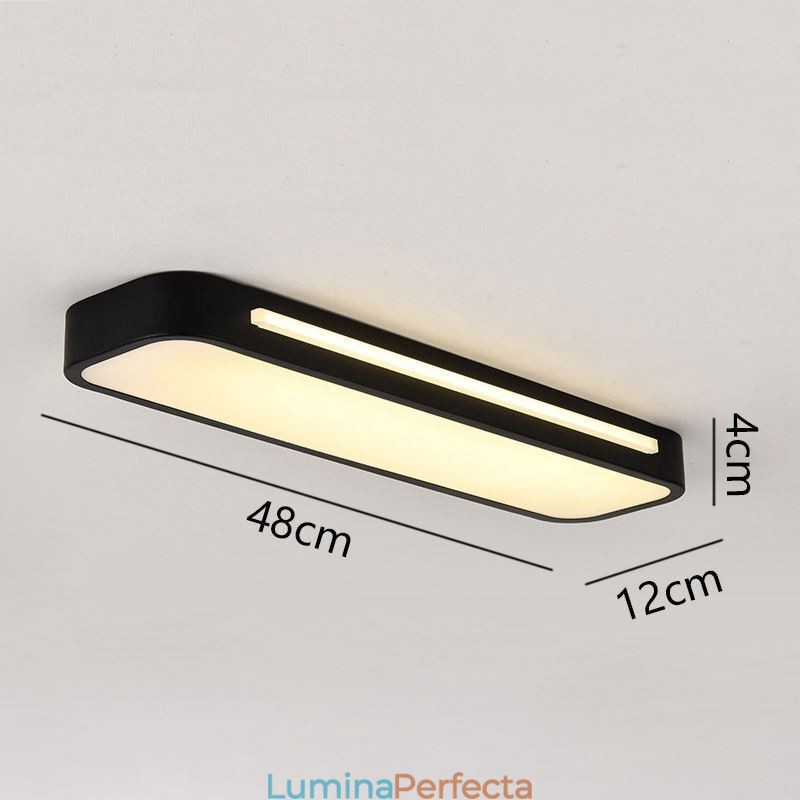 Plafoniera modernă din acrilic cu montaj înroscat