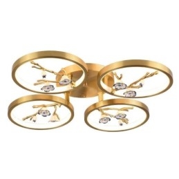 Plafoniera cu montaj încadrat cupru Art Branch Plum Blossom