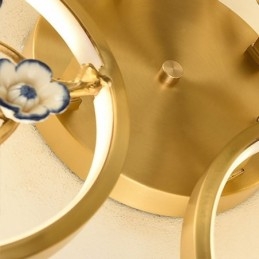 Plafoniera cu montaj încadrat cupru Art Branch Plum Blossom