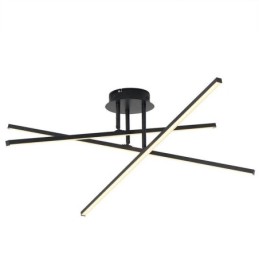 Plafoniera modernă, simplă, din aluminiu, cu bandă artistică