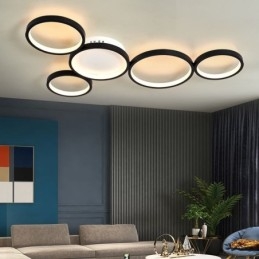 Plafoniera modernă de artă din aluminiu cu montaj încastrat