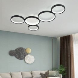 Plafoniera modernă de artă din aluminiu cu montaj încastrat