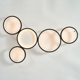 Plafoniera modernă de artă din aluminiu cu montaj încastrat