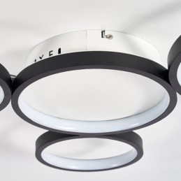 Plafoniera modernă de artă din aluminiu cu montaj încastrat