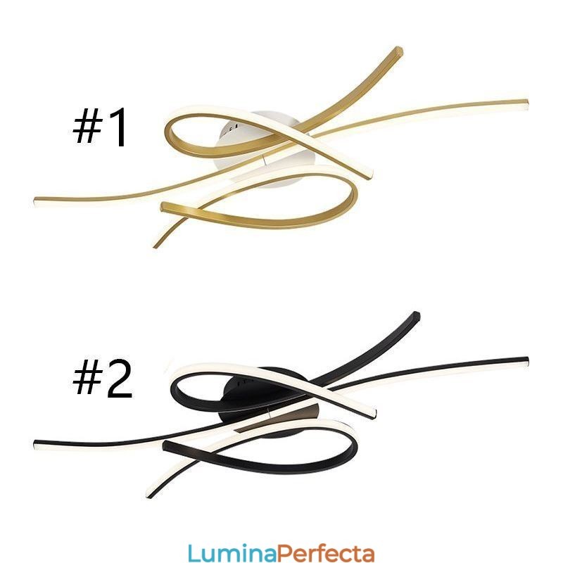 Plafoniera minimalistă Fluture Art din aluminiu