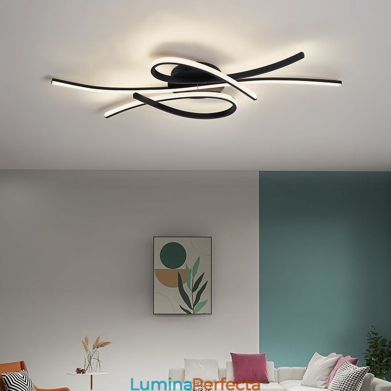 Plafoniera minimalistă Fluture Art din aluminiu