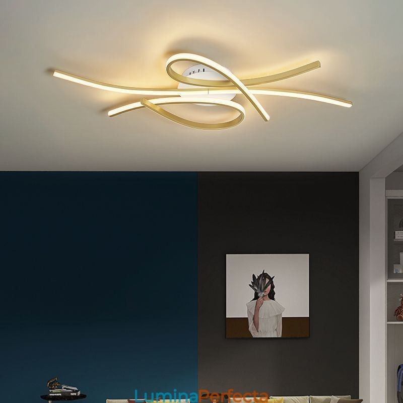 Plafoniera minimalistă Fluture Art din aluminiu