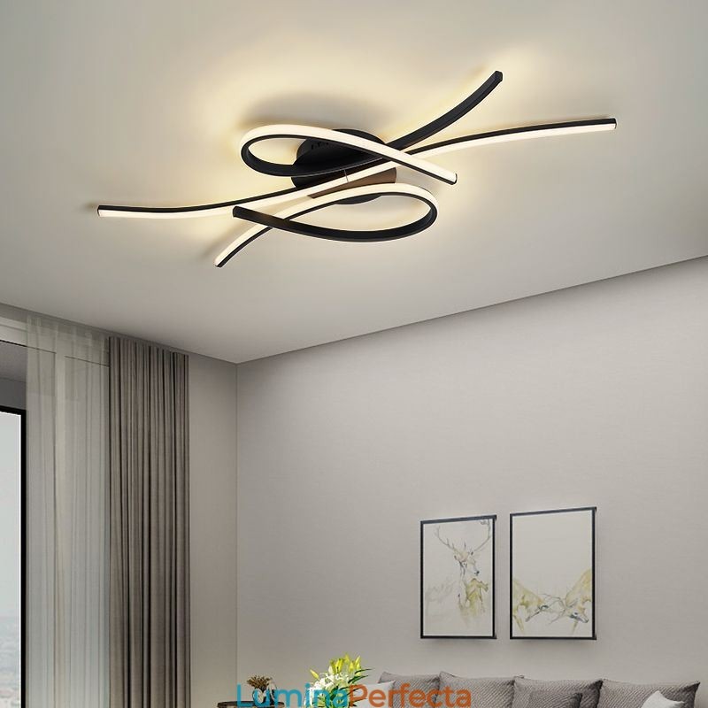 Plafoniera minimalistă Fluture Art din aluminiu