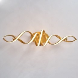 Plafoniera modernă în spirală din aluminiu