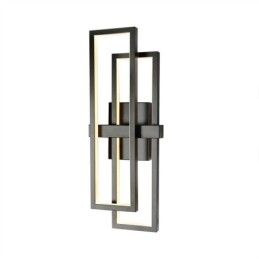 Plafoniera pătrată geometrică minimalistă din aluminiu cu montare încastrabilă