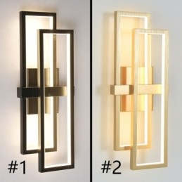 Plafoniera pătrată geometrică minimalistă din aluminiu cu montare încastrabilă