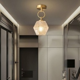 Iluminat modern din sticlă cu montaj încastrat Plafoniera creativă