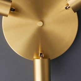 Suport de încastrat modern, negru, auriu, cu 3 lumini Iluminat pentru locuință cupru