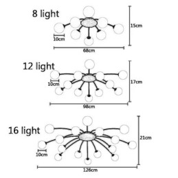 Plafoniera neagră modernă cu montaj încastrat. Corp de iluminat decorativ