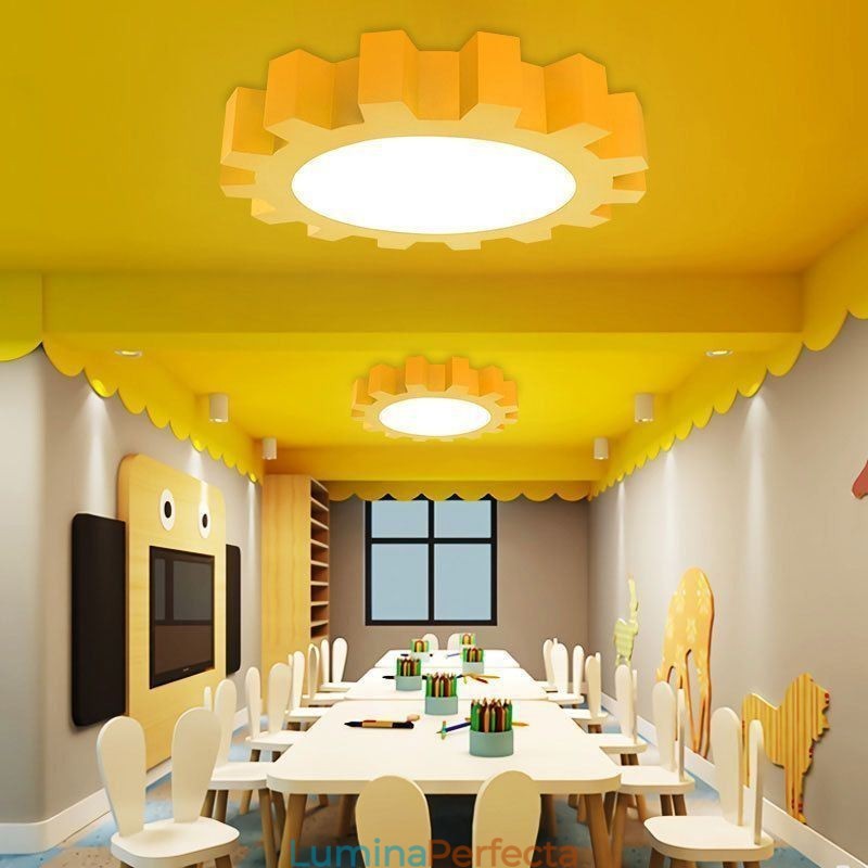 Plafoniera din desene animate cu montaj modern