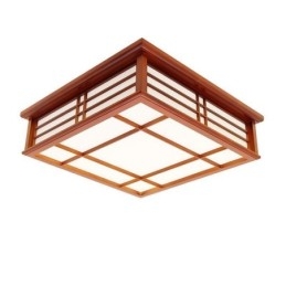 Plafoniera retro Plafoniera decorativa din lemn
