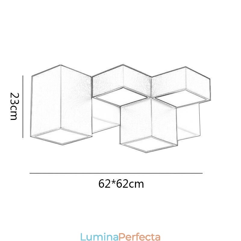 Plafoniera modernă Cubul lui Rubik Plafoniera