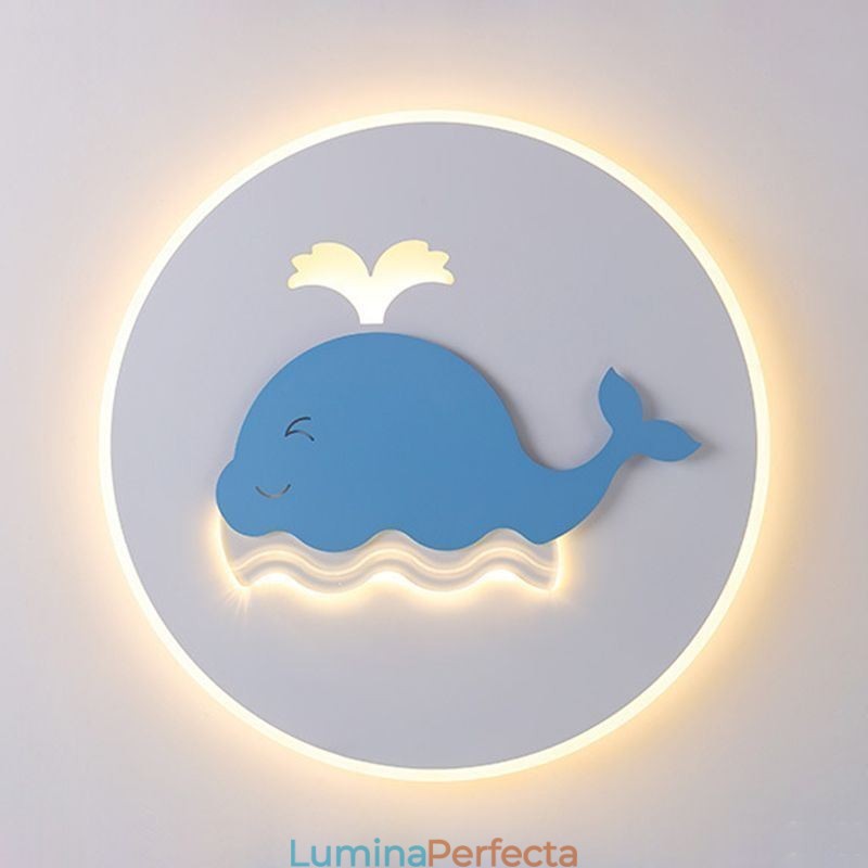 Plafoniera creativă modernă Plafoniera balenă