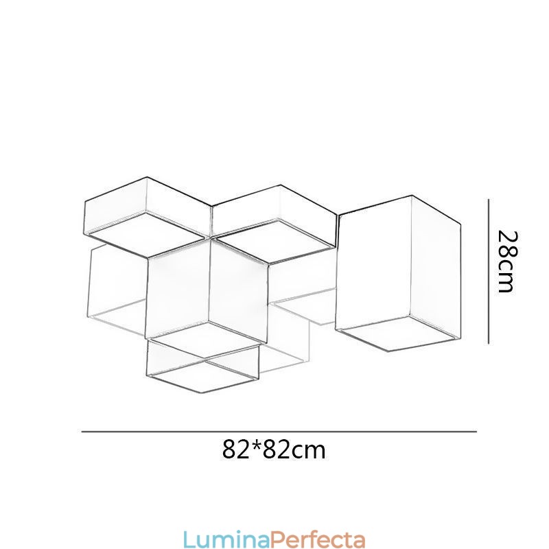 Plafoniera moderna Cube Plafoniera