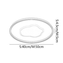 Plafoniera modernă Plafoniera rotundă nor