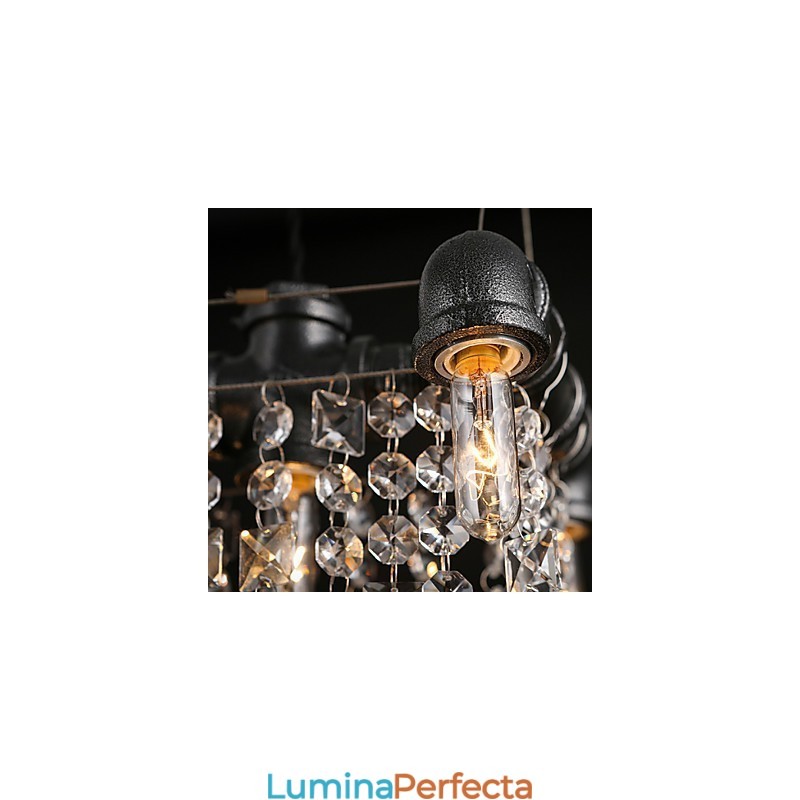Candelabru Mini Stil Rustic Lodge Retro Metal