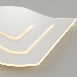 Plafoniera modernă pătrată din acrilic cu montare încastrabilă