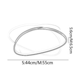 Plafoniere moderne Plafoniera ovala