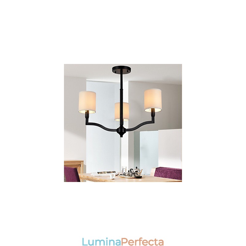 American Country Hanging Lights Nordic Contracted Warm Cloth Cap Lămpi și lampioane