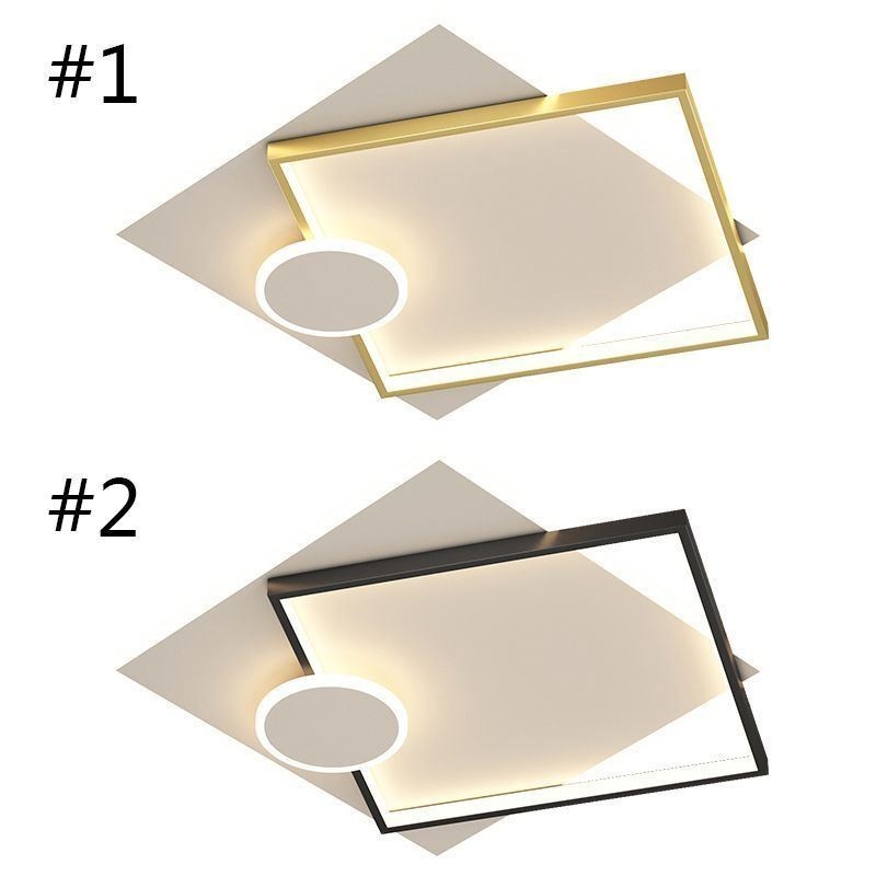 Plafoniera modernă, pătrată, geometrică, din acril