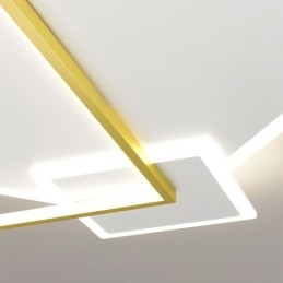 Plafoniera modernă Plafoniera pătrată geometrică
