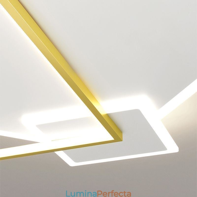 Plafoniera modernă Plafoniera pătrată geometrică