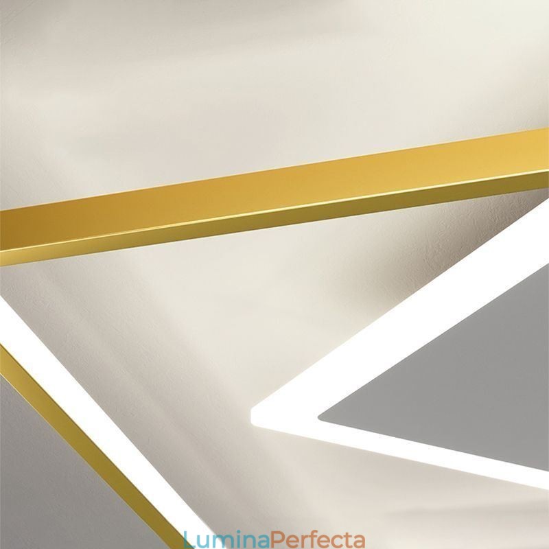 Plafoniera modernă Plafoniera pătrată geometrică