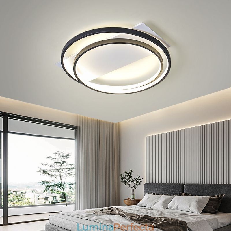 Plafoniera modernă Plafoniera rotundă cu montare încasată