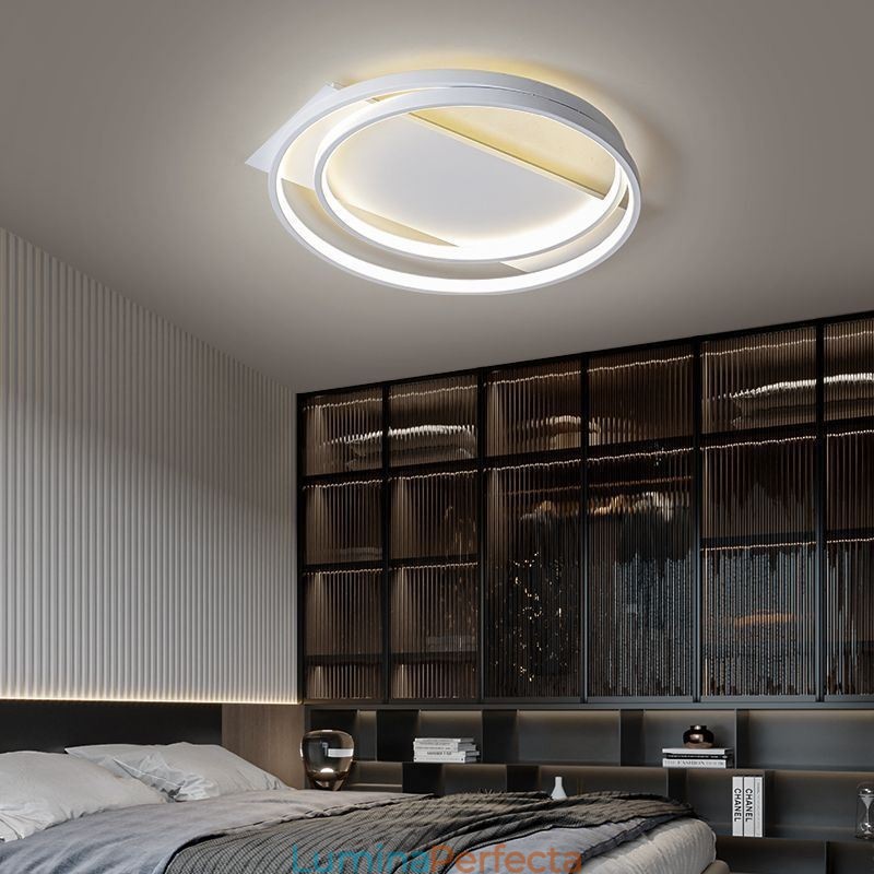 Plafoniera modernă Plafoniera rotundă cu montare încasată