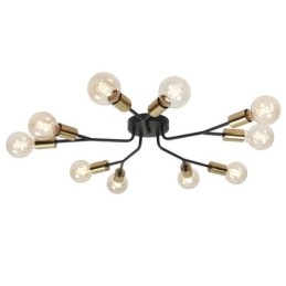 Plafoniera modernă Candelabru vintage negru