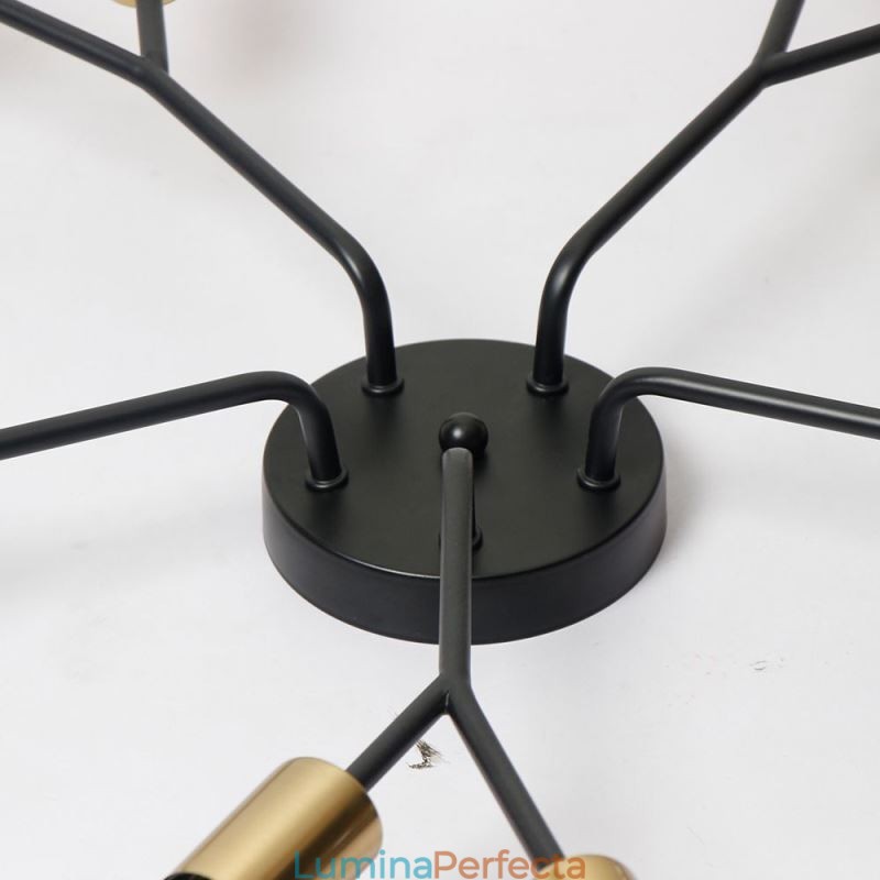 Plafoniera modernă Candelabru vintage negru