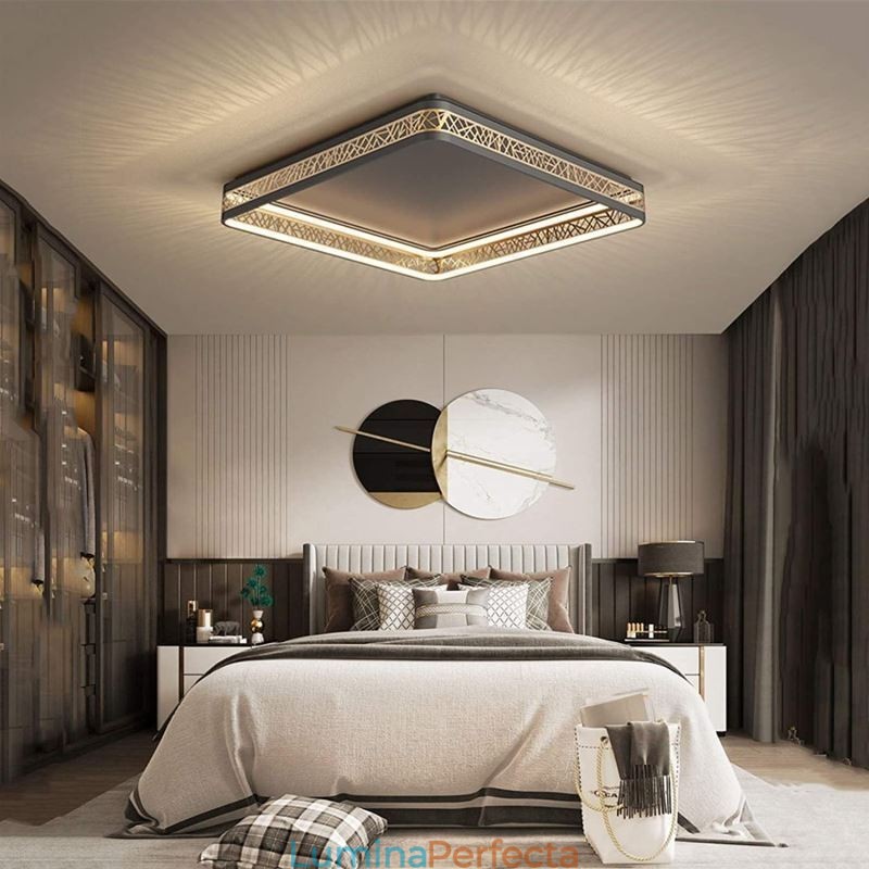 Plafoniera Bird Nest Lampă pătrată Corpuri moderne