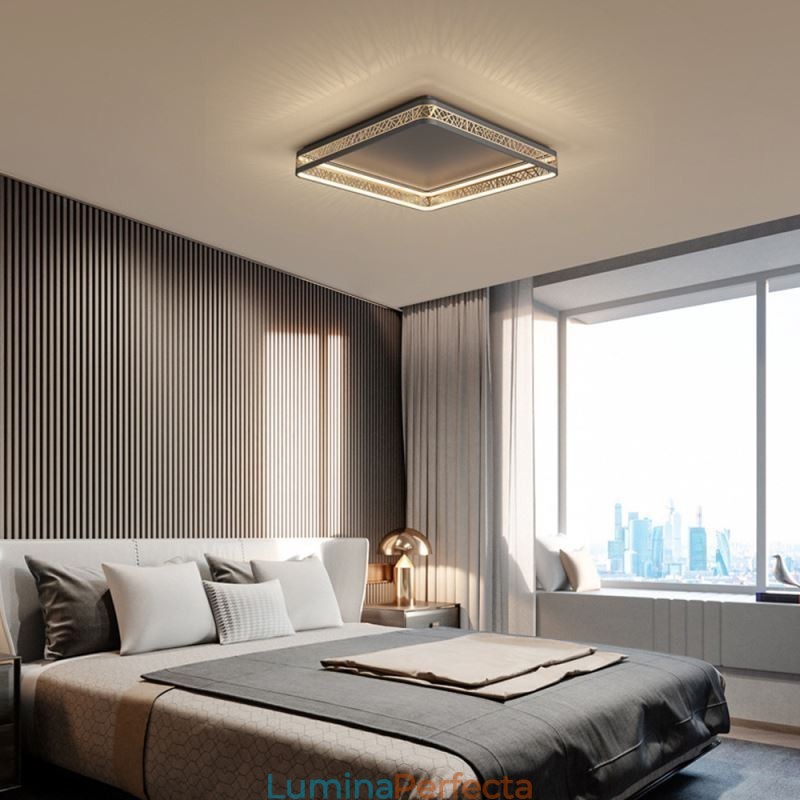 Plafoniera Bird Nest Lampă pătrată Corpuri moderne
