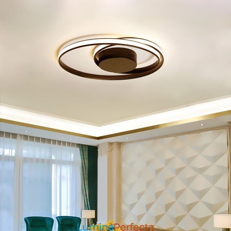 Plafoniere moderne Lămpi duble rotunde