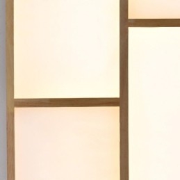 Plafoniera modernă Plafoniera cu montare încadrată în stil minimalist din lemn