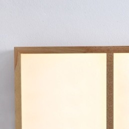 Plafoniera modernă Plafoniera cu montare încadrată în stil minimalist din lemn