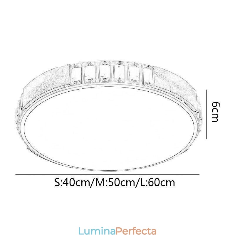 Plafoniera japoneză Corp de iluminat minimalist cu montare încasată