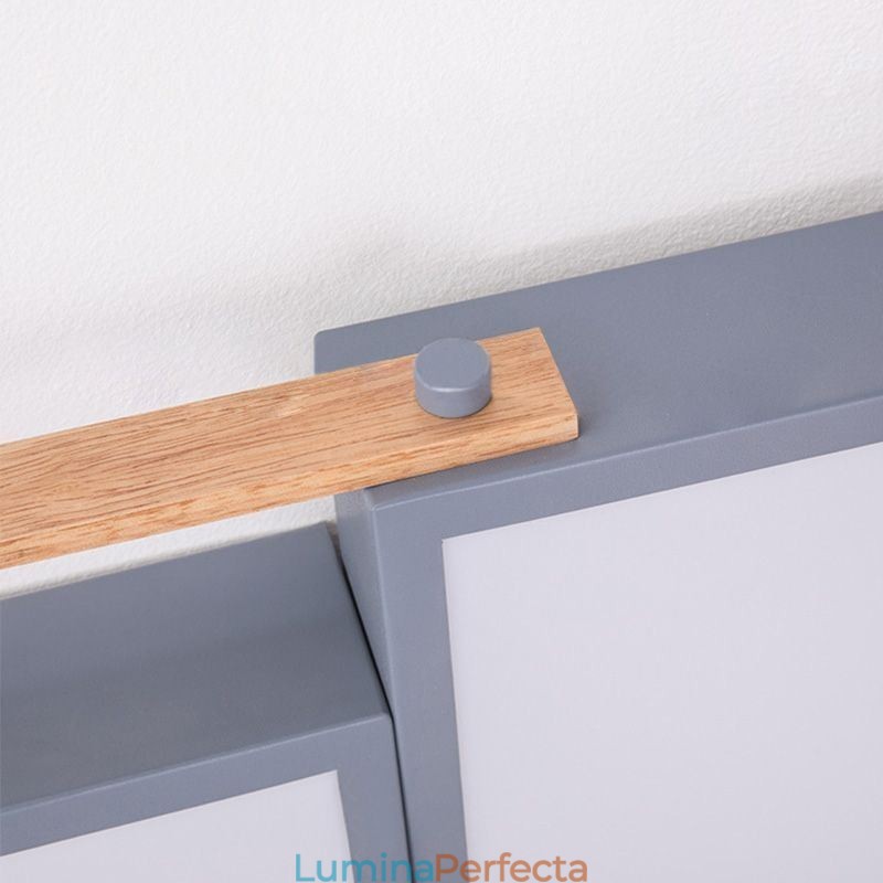 Plafoniera rectangulară cu îmbinare modernă